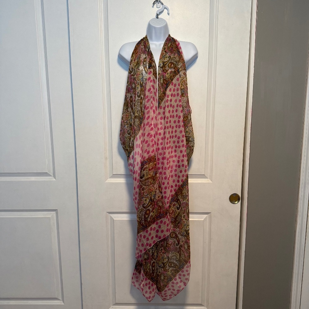 NWT Subtle Luxury Free Spirit Multi Wear Dress Cover Up Dotted Paisley Size OS